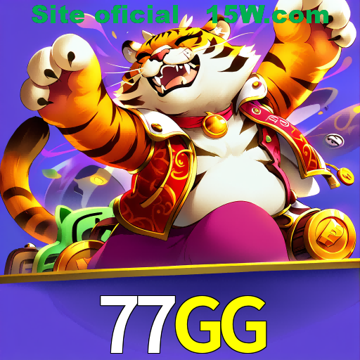 Imagem promocional da 77GG mostrando a plataforma e suas vantagens
